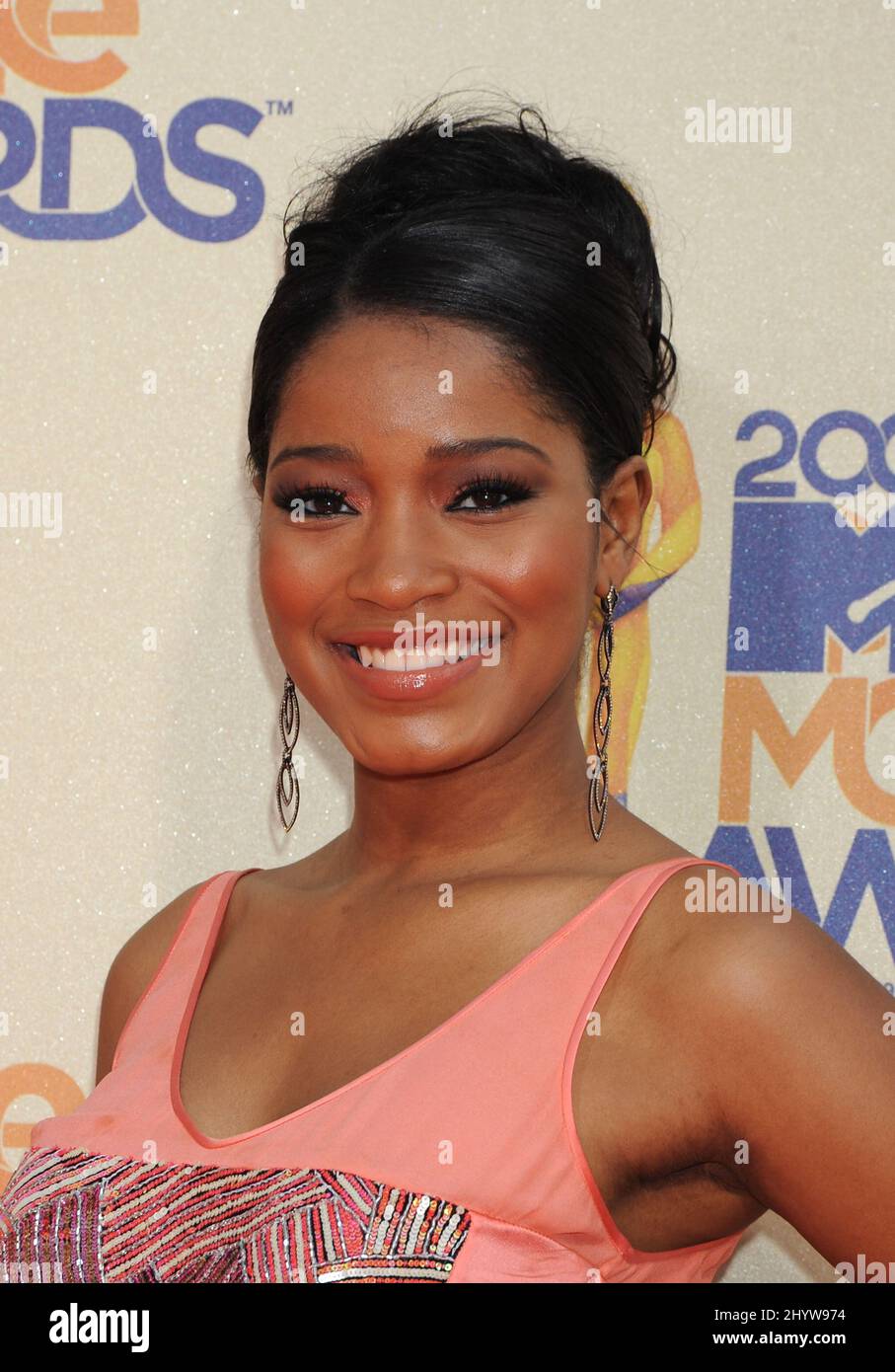 Keke Palmer arriving for the 2009 MTV Movie Awards at the Gibson