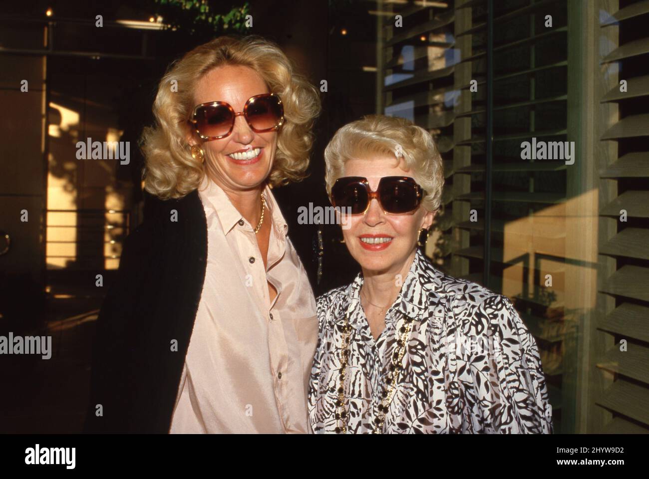 Lana Turner and daughter Cheryl Circa 1980's Credit: Ralph