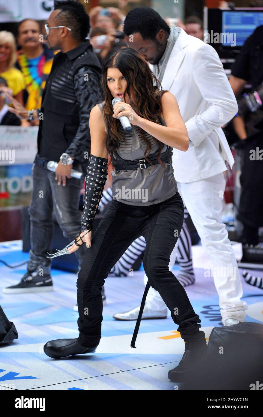 Singer Fergie of the Black Eyed Peas performs on NBC's 'Today' Show Concert Series at