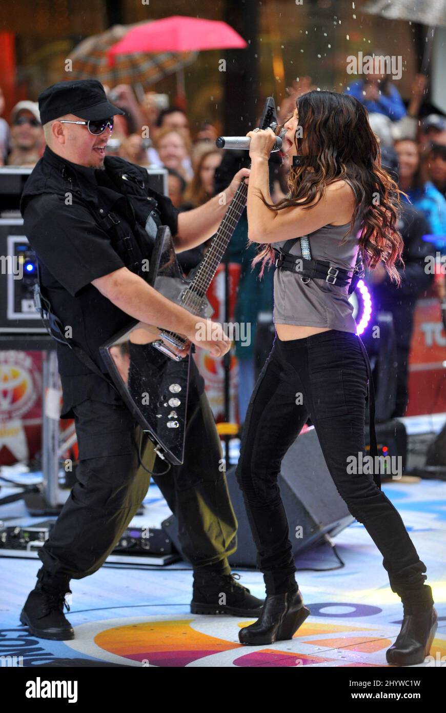 Singer Fergie of the Black Eyed Peas performs on NBC's 'Today' Show