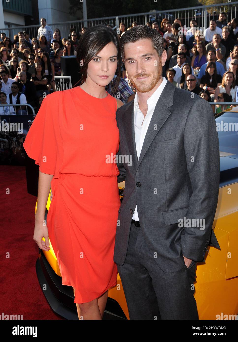 Odette Yustman and Dave Annable at the Premiere of "Transformers: Revenge of the Fallen" at the Mann Village Theatre in Los Angeles. Stock Photo