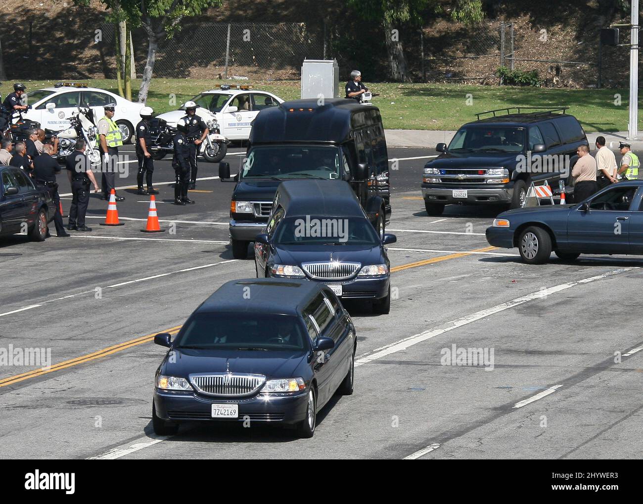 The Michael Jackson Hearst at the Michael Jackson Memorial at the
