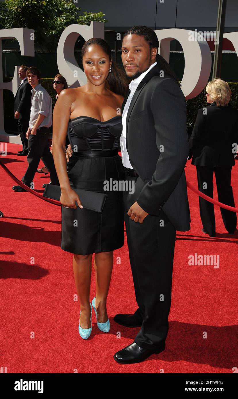 Aisha Morris at the Annual ESPY Awards, held at the Nokia Theatre, Los