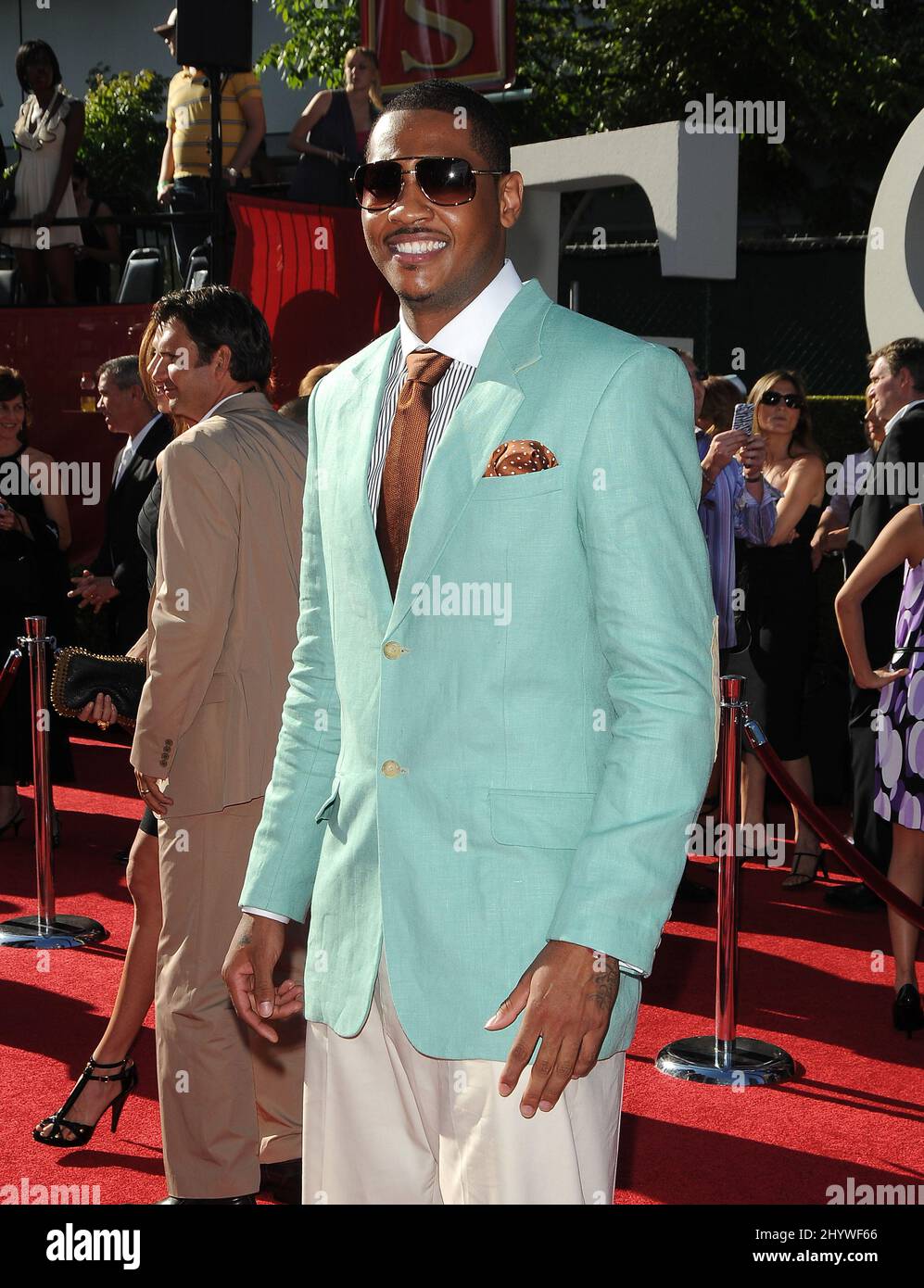 Carmelo Anthony at the Annual ESPY Awards, held at the Nokia Theatre