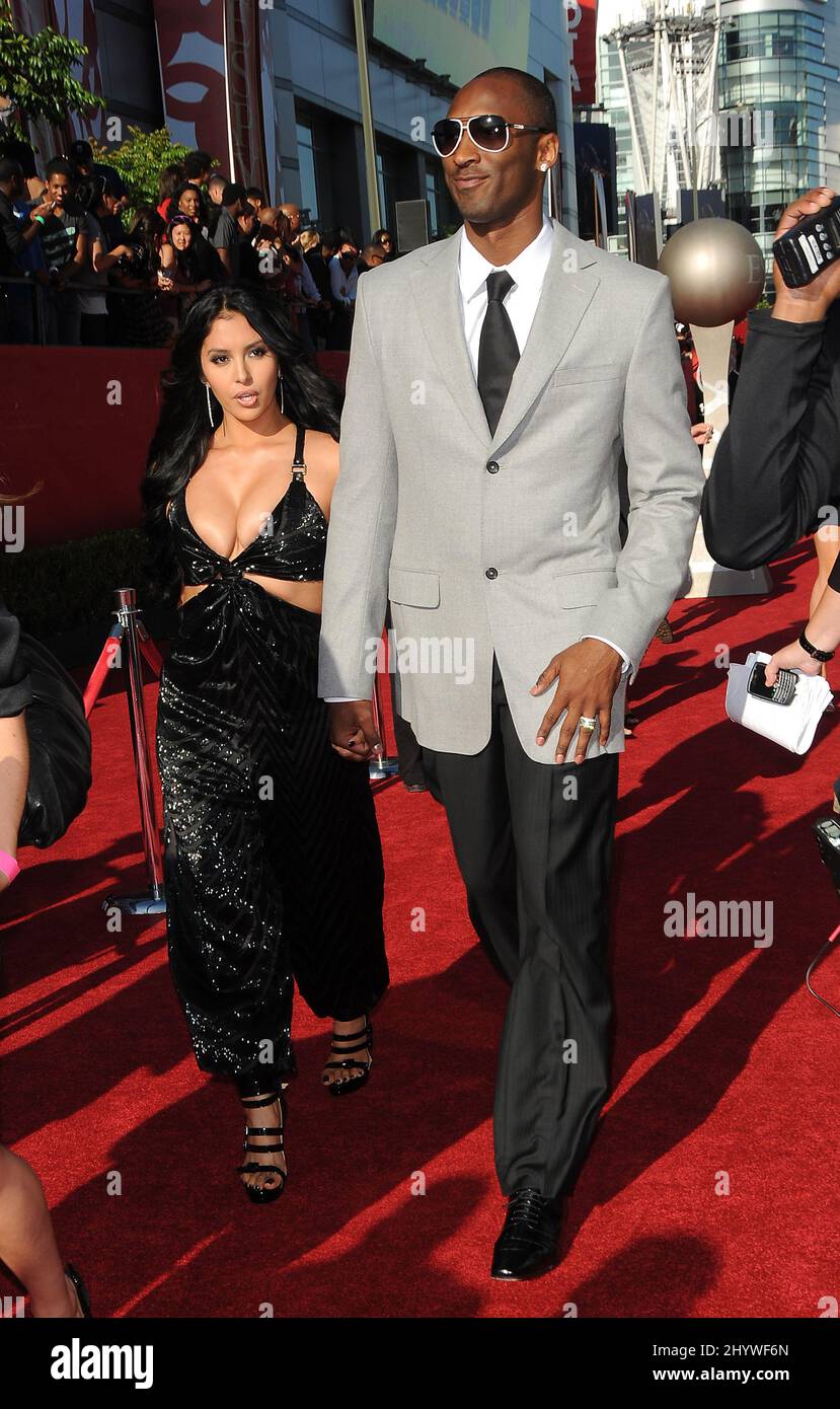 Kobe Bryant, Vanessa Bryant at the Annual ESPY Awards, held at the