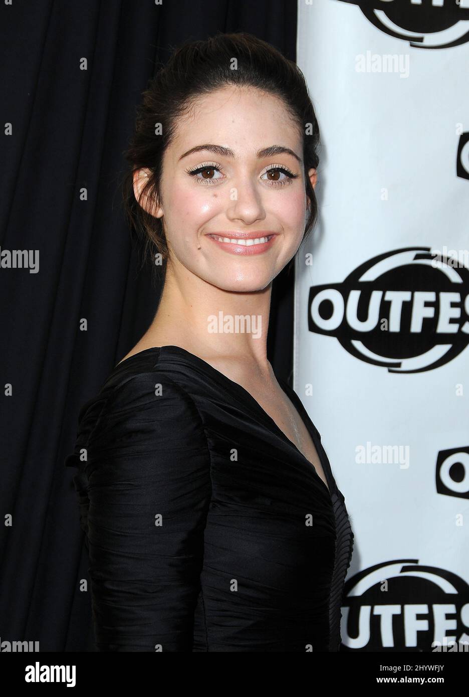 Emmy Rossum arrives at 'Dare' Closing Night Gala of Outfest held at the ...