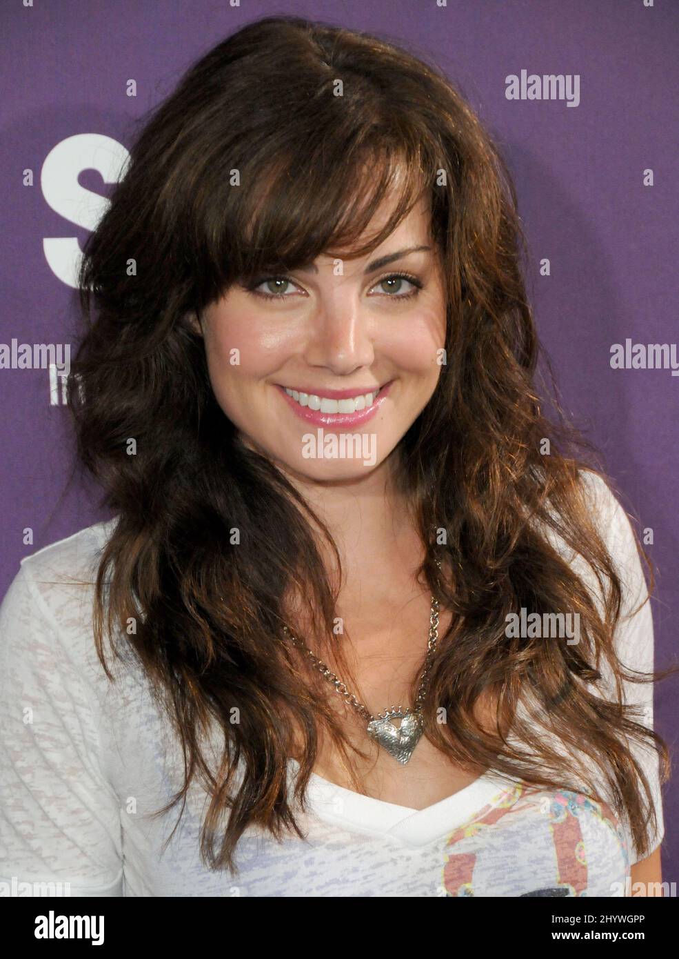 Erica Durance attends Entertainment Weekly's Syfy Party during Comic-Con 2009 held at Hotel Solamar on July 25, 2009 in San Diego, California. Stock Photo