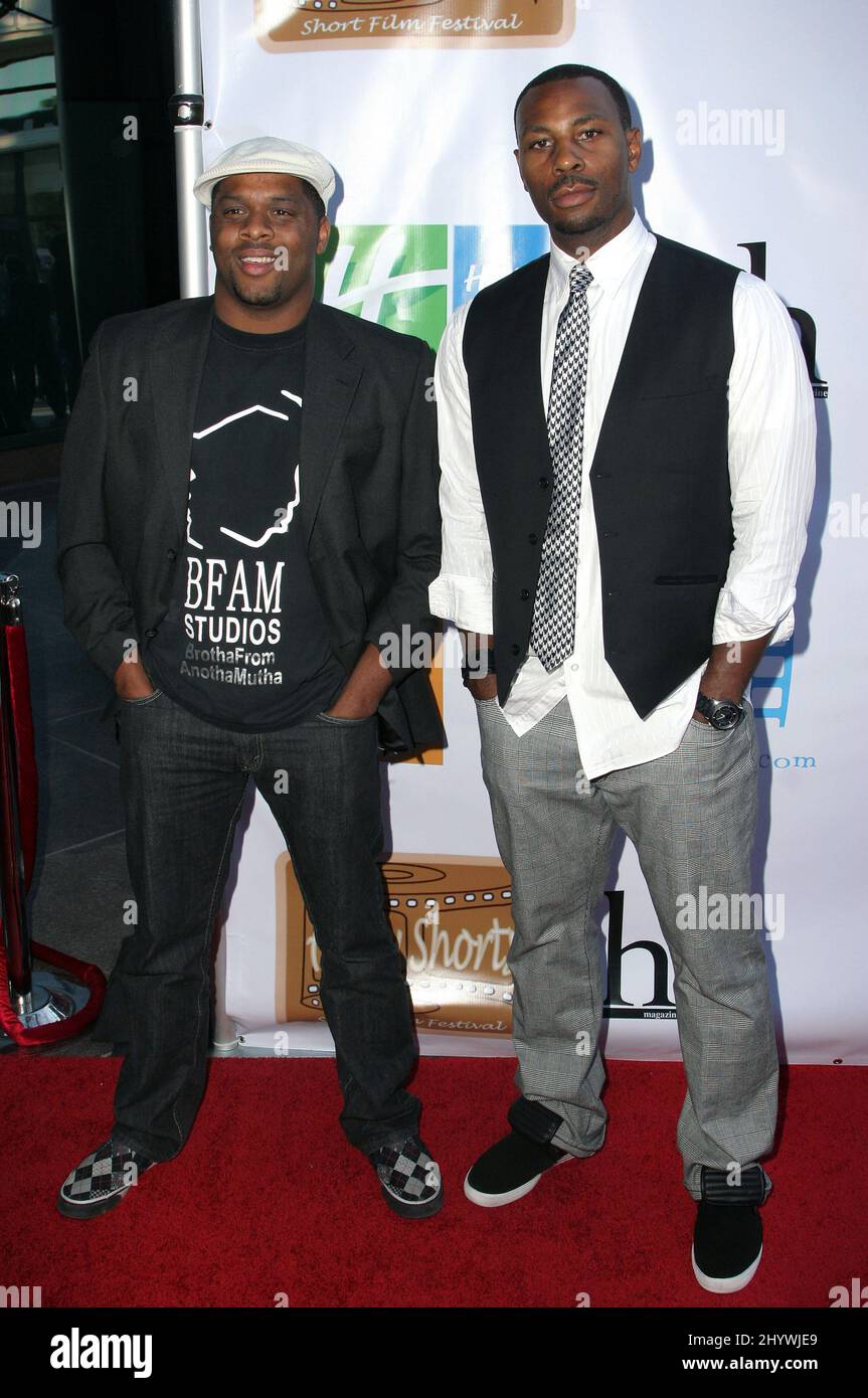 Jarrett Conaway and Garrett Thompson at the 2009 'HollyShorts' Film Festival held at Directors Guild Theatre in West Hollywood, California. Stock Photo