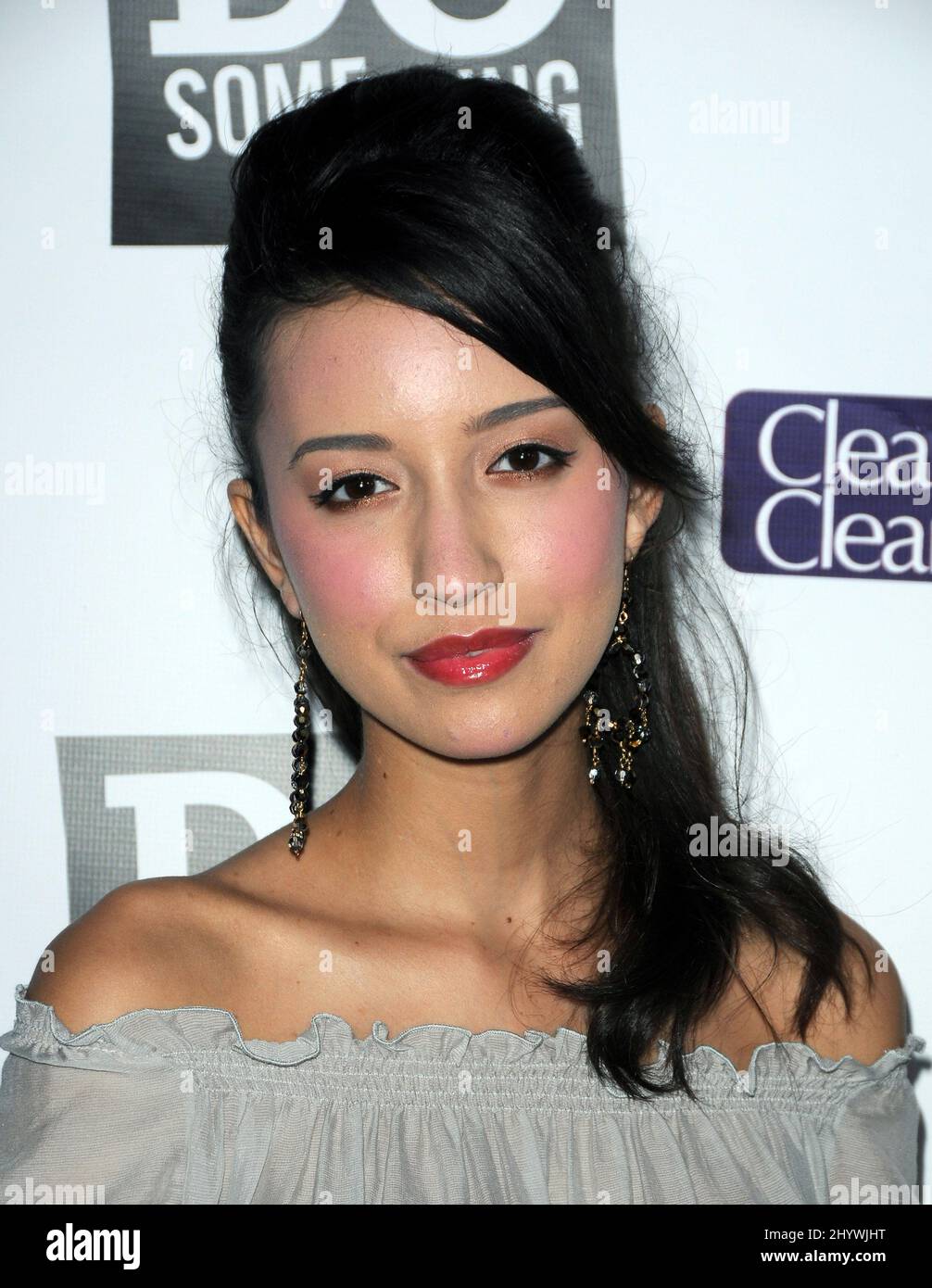 Christian Serratos arrives for DoSomething.org celebrating the 'Power of Youth' event held at Madame Tussauds Wax Museum in Hollywood, California. Stock Photo