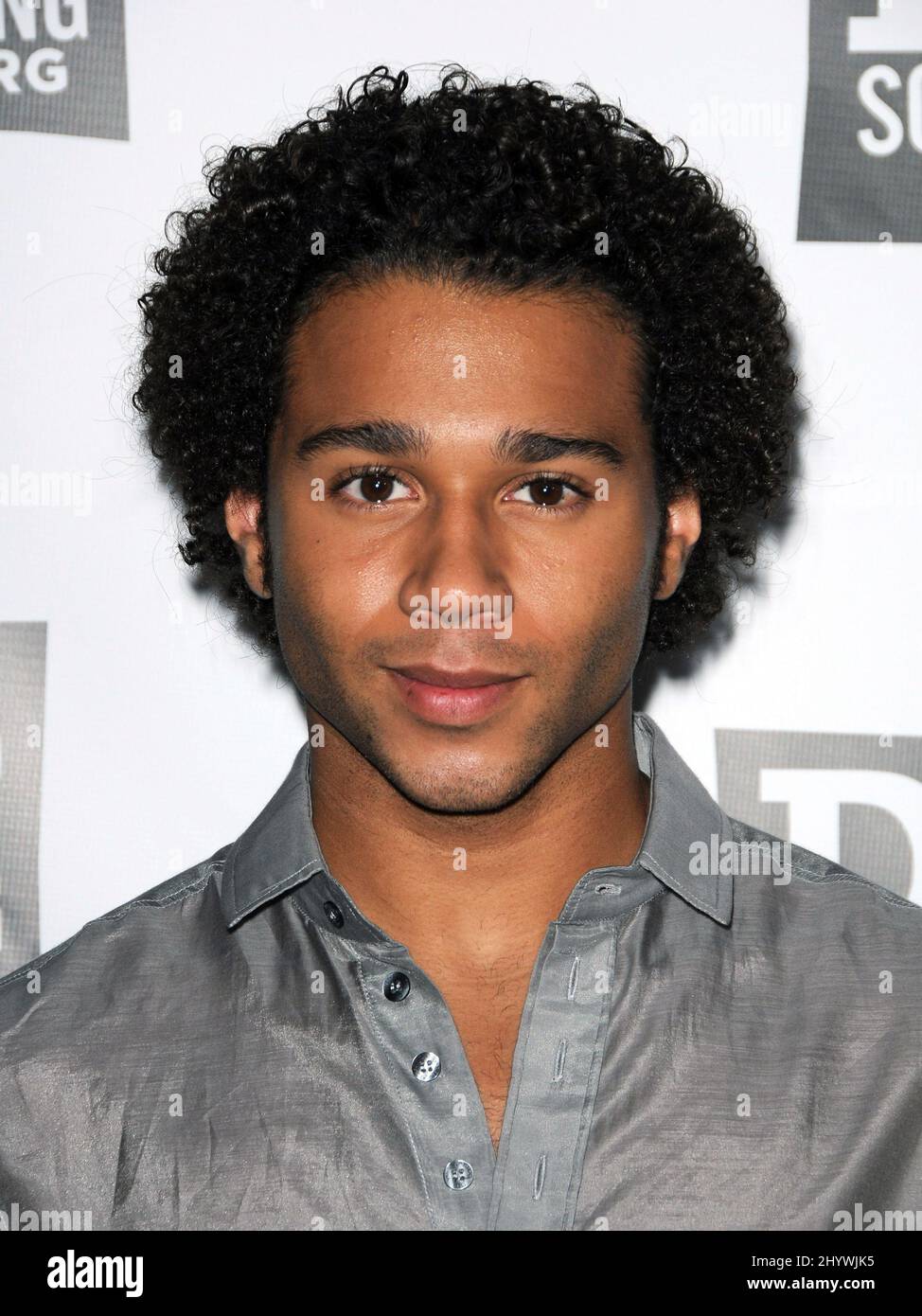 Corbin Bleu arrives for DoSomething.org celebrating the 'Power of Youth' event held at Madame Tussauds Wax Museum in Hollywood, California. Stock Photo