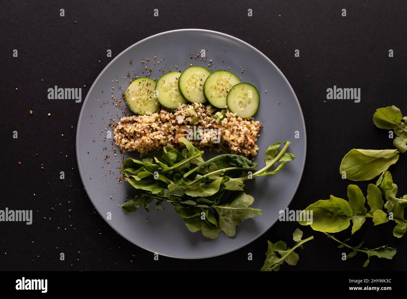 Healthy food plate hi-res stock photography and images - Alamy