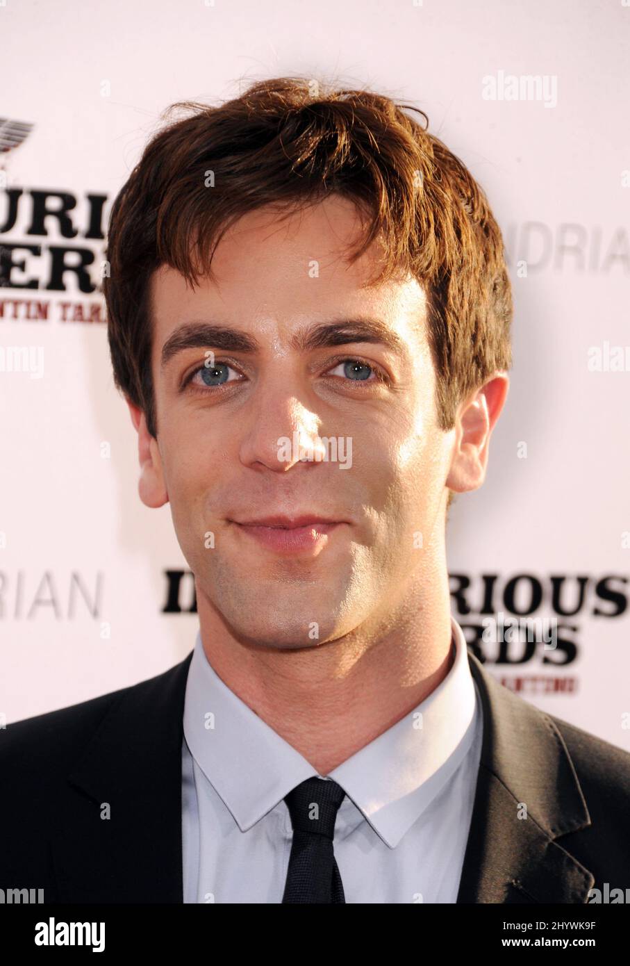 B.J. Novak at the "Inglourious Basterds" Los Angeles Premiere held at the Grauman