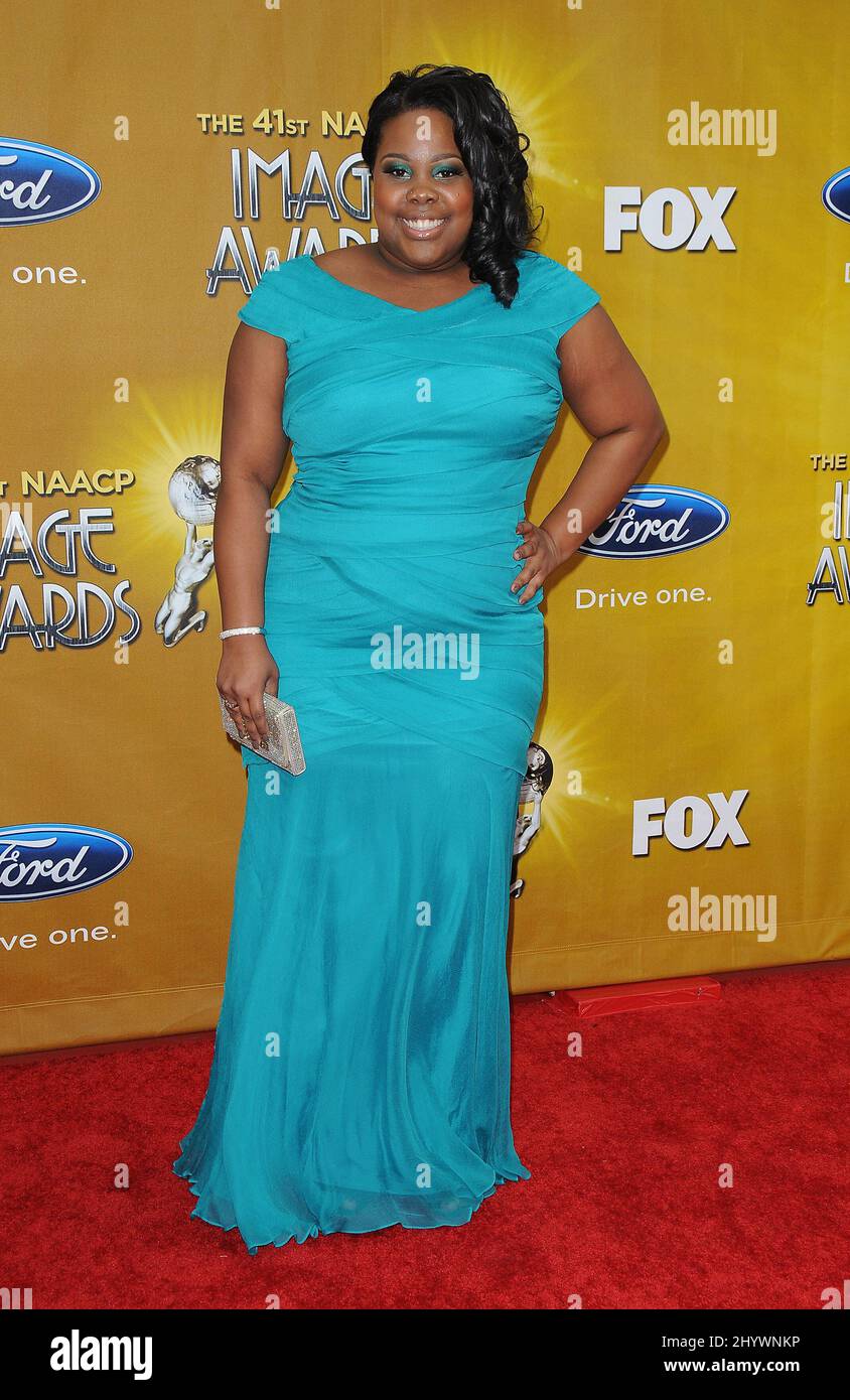 Amber Riley arriving for the 41st NAACP Image Awards held at the Shrine ...