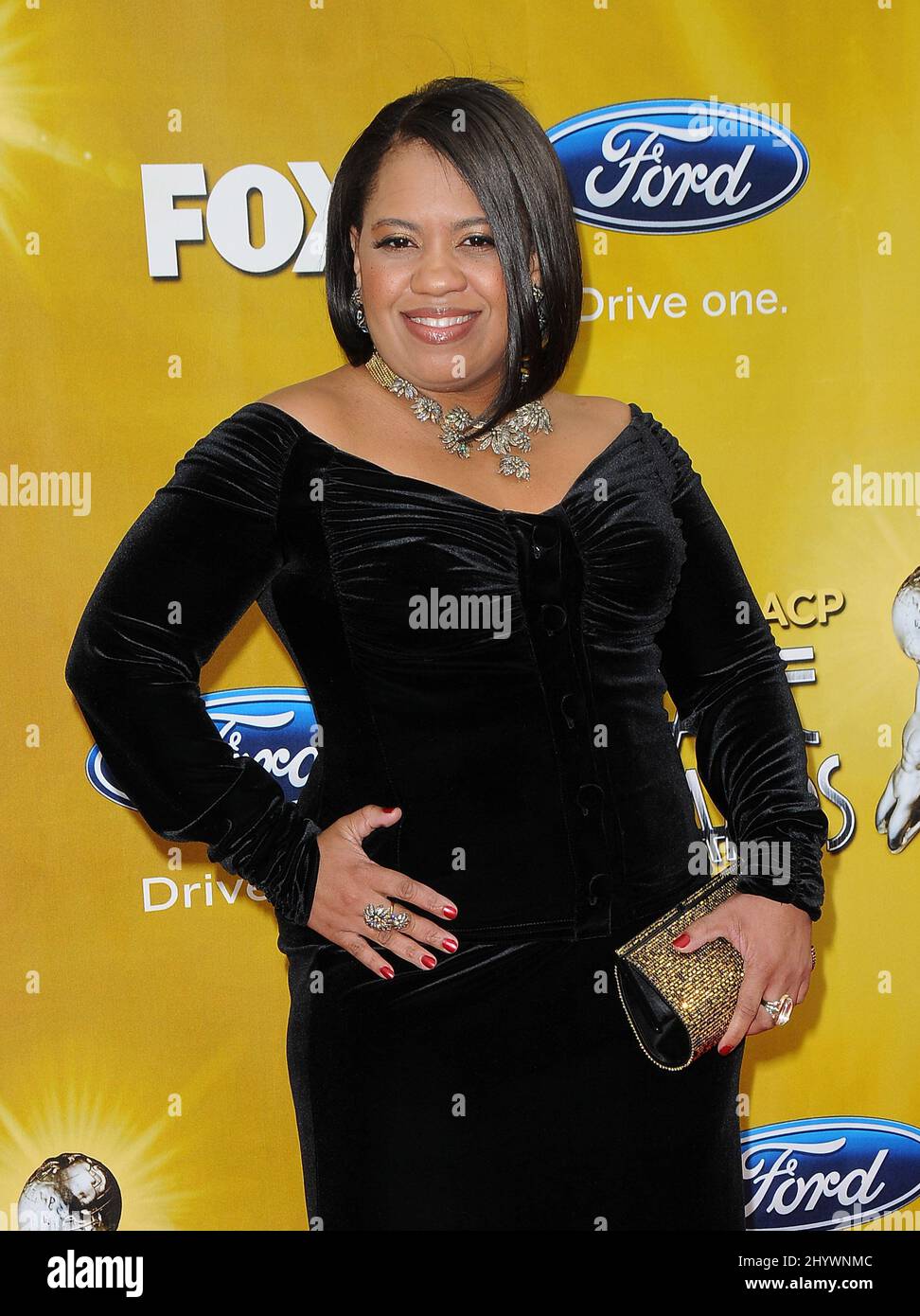 Chandra Wilson arriving for the 41st NAACP Image Awards held at the Shrine Auditorium in Los Angeles, California, USA. Stock Photo