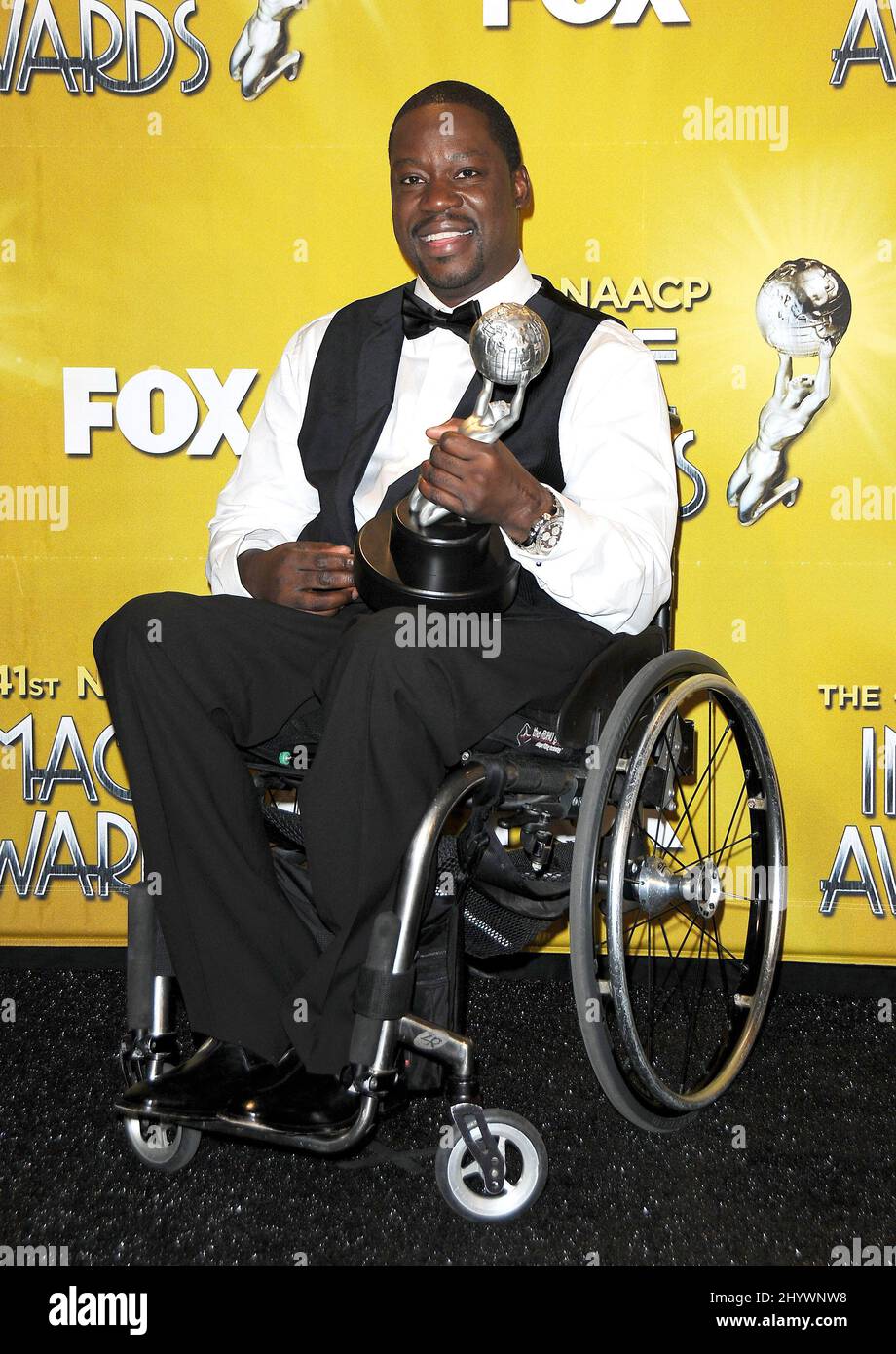 Daryl 'Chill' Mitchell in the press room during the 41st NAACP Image Awards Held at the Shrine Auditorium, Los Angeles Stock Photo