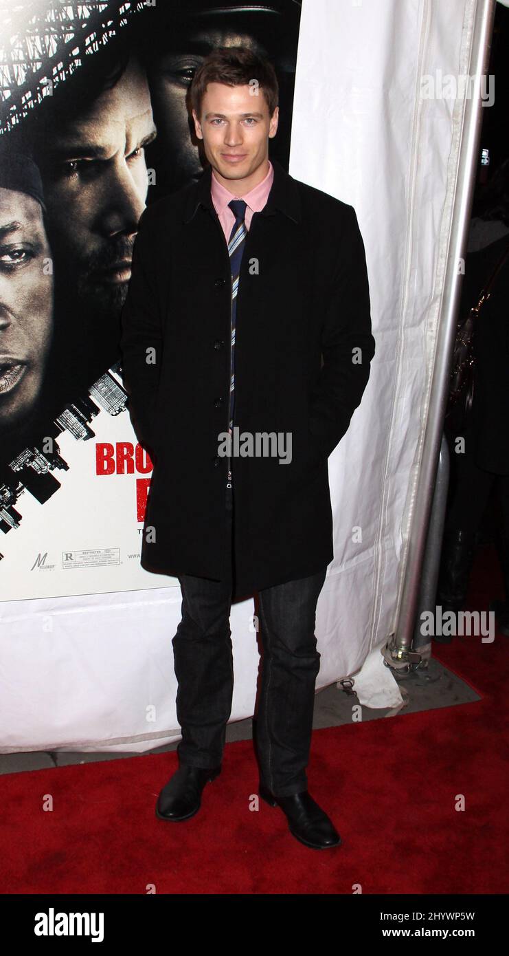 Jon Prescott at the 'Brooklyn's Finest' New York premiere, held at the AMC Theatre, New York. Stock Photo