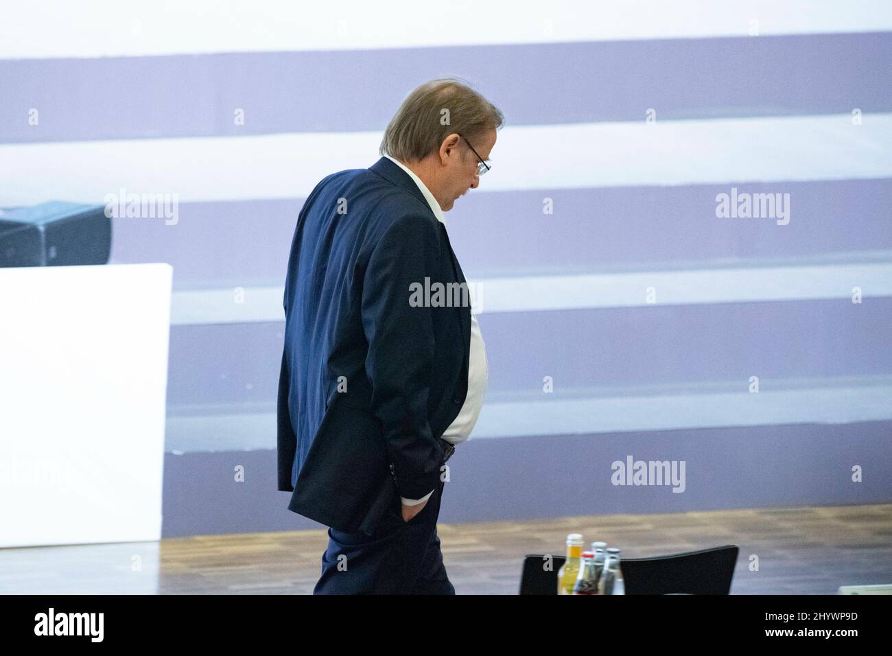 Rainer KOCH walks away after his election defeat as Vice President of the  South German Football Association, 44th Ordinary DFB Bundestag on March  11th, 2022 in Bonn/ Germany Stock Photo - Alamy