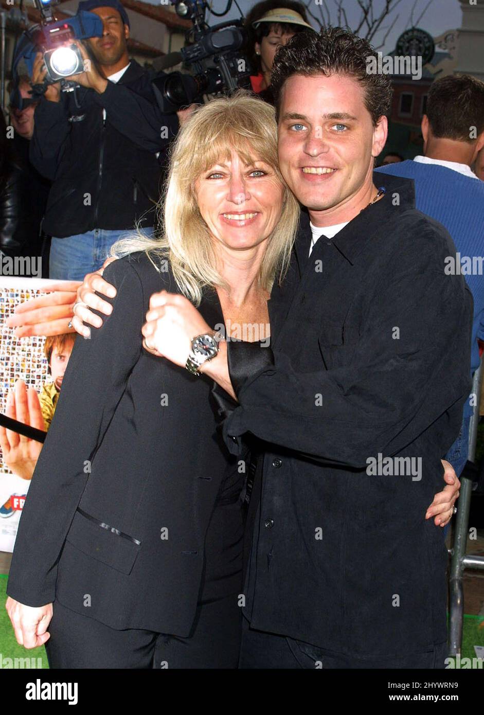 Corey Haim and his Mum Judy Haim attend the premiere of "Freddy Got