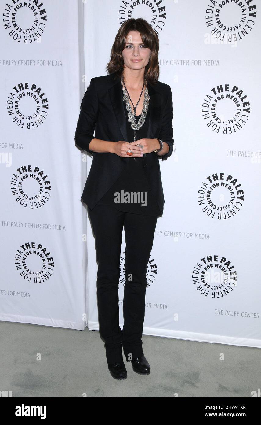 Stana Katic during an evening with 'Castle' Presented by The Paley Center for Media held at The Paley Center, California Stock Photo