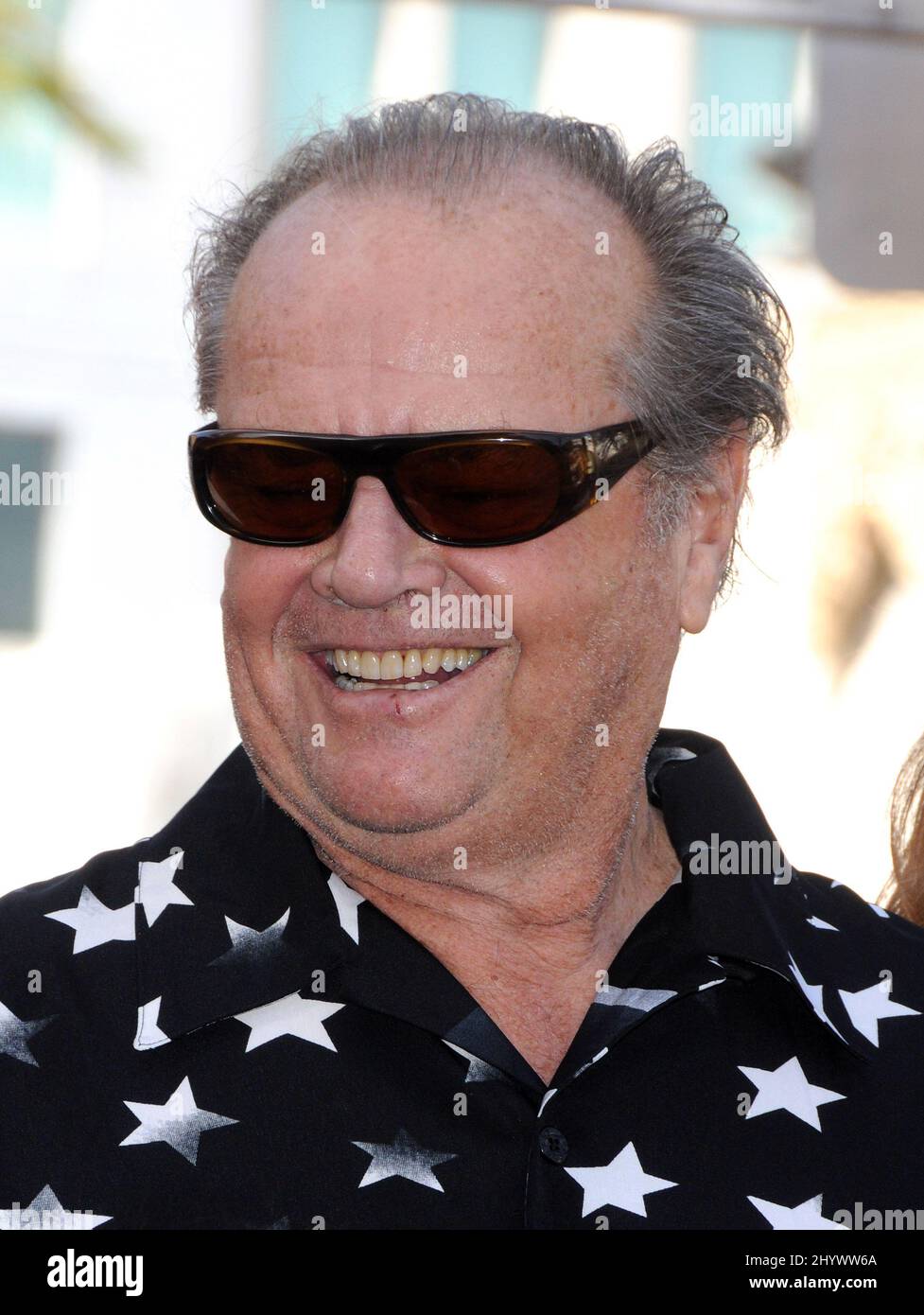 Jack Nicholson attends the ceremony honoring Actor Dennis Hopper with a star on the Hollywood