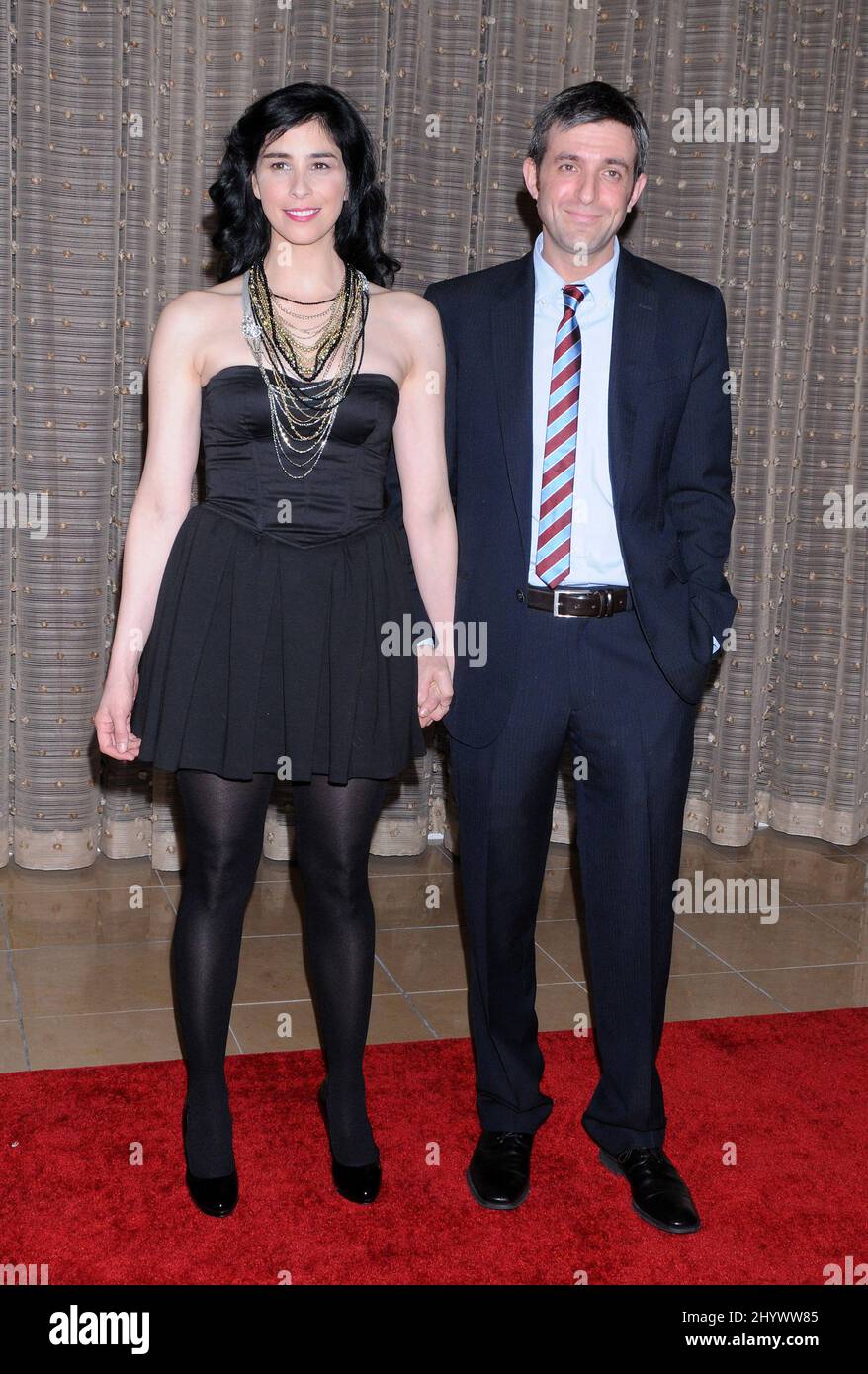 Sarah Silverman at the 24th Annual American Cinematheque Award Honors Matt  Damon event held at the Beverly Hilton Hotel, Beverly Hills Stock Photo -  Alamy, image size:878x1390