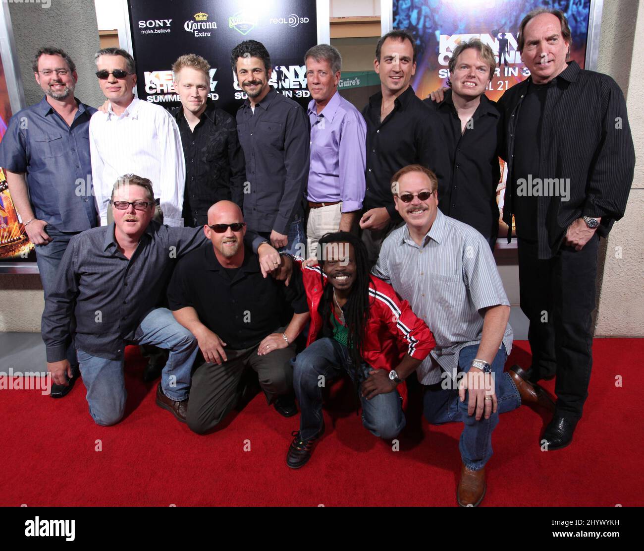 Kenny Chesney's Band during 'Kenny Chesney: Summer in 3-D' Premiere