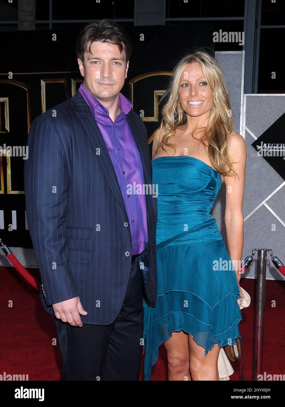 Nathan Fillion at the "Iron Man 2" World Premiere held at Disney's El ...