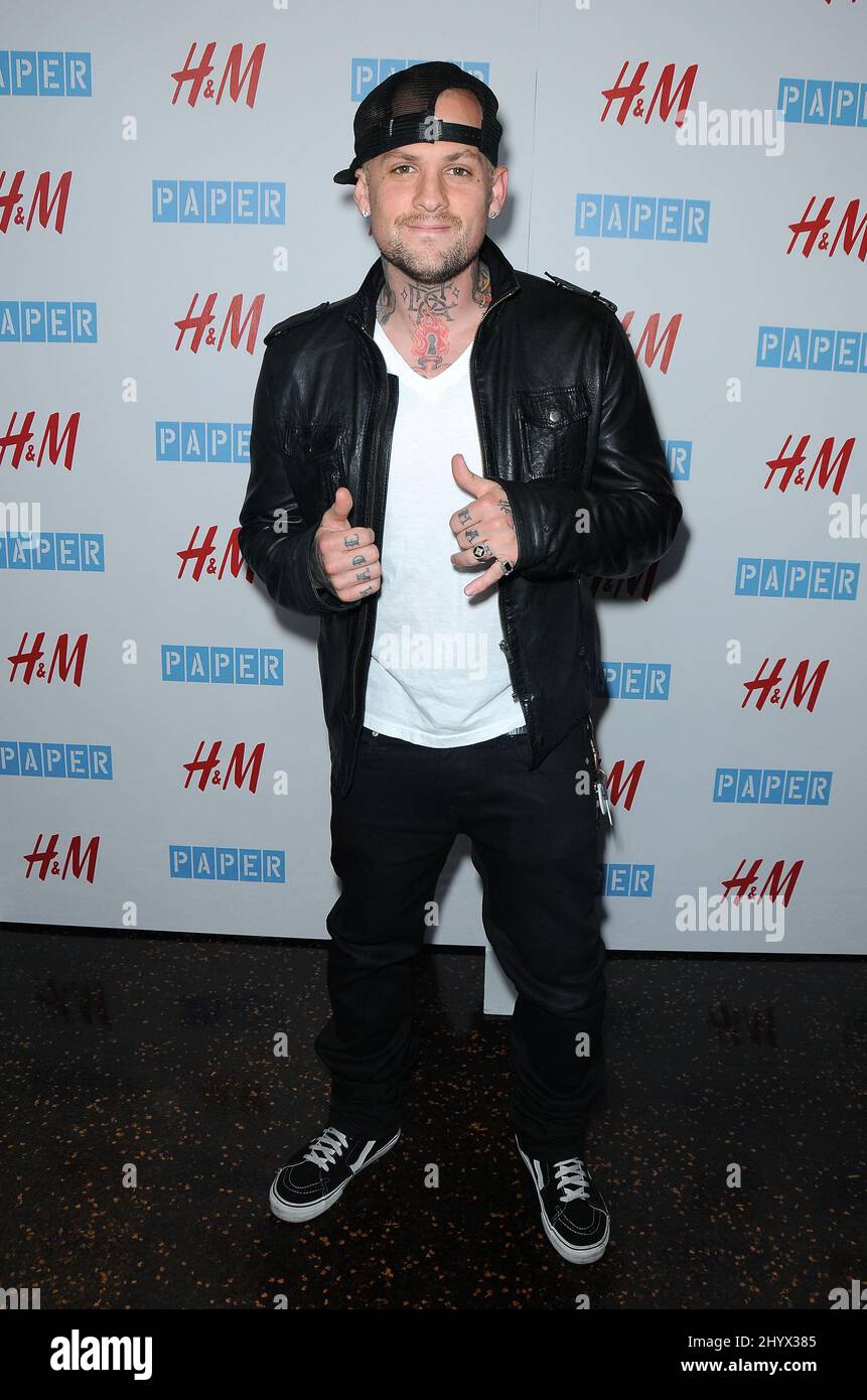 Benji Madden at Paper Magazine's 13th annual beautiful people party, held at the Standard Hotel, West Hollywood. Stock Photo