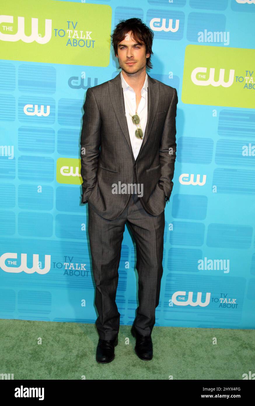 Ian Somerhalder at the CW Upfront Green Carpet Arrivals at Madison Square Garden in New York. Stock Photo