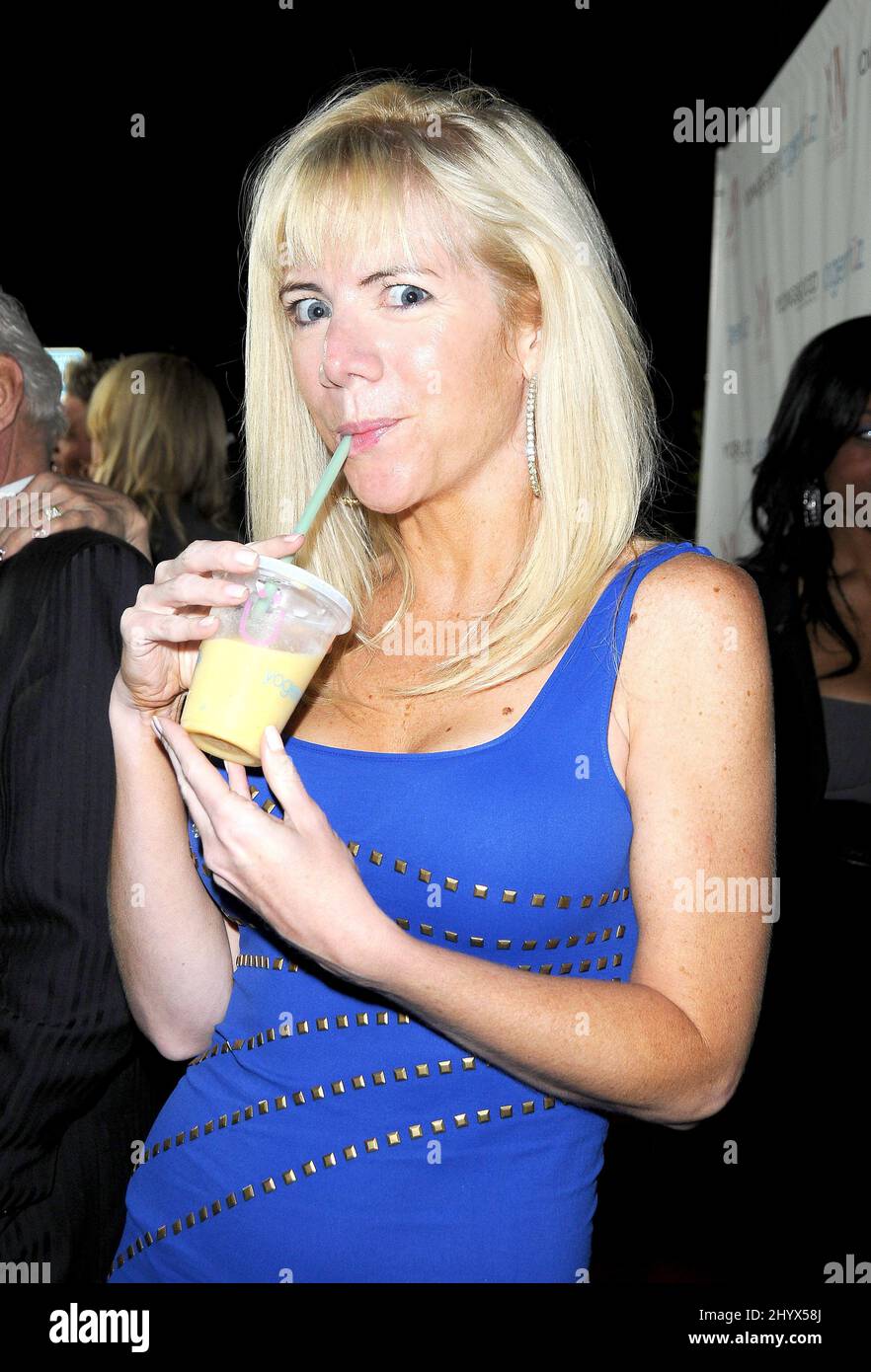 Jennifer Elise Cox during Edyta Sliwinska's birthday bash held at Michael Mina's XIV Restaurant, California Stock Photo