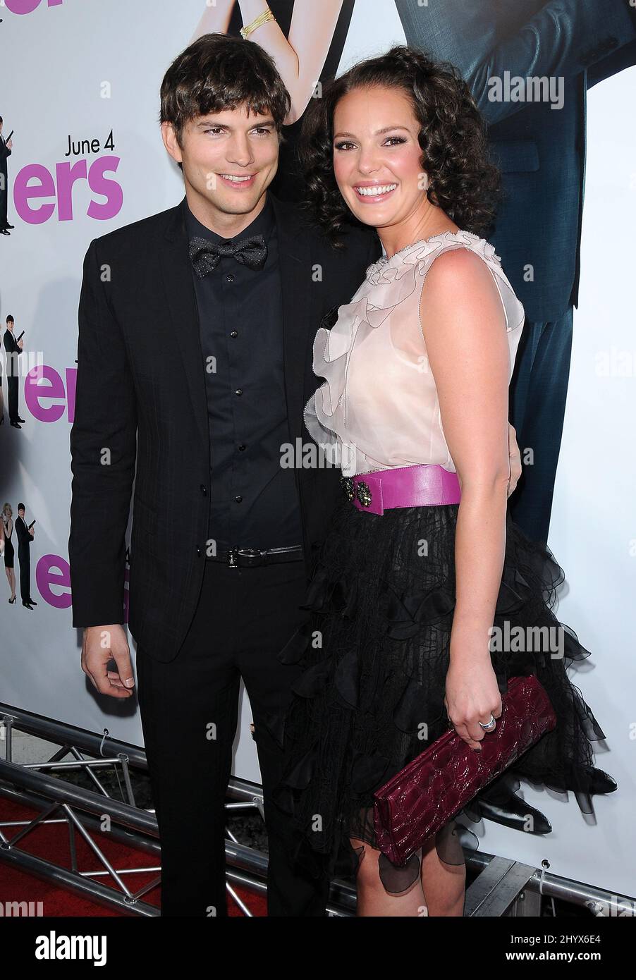 Ashton Kutcher and Katherine Heigl at the premiere of "Killers" held at