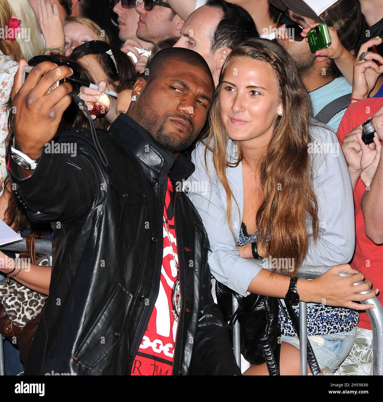 Quinton 'Rampage' Jackson at the 'The A-Team' premiere, held at the