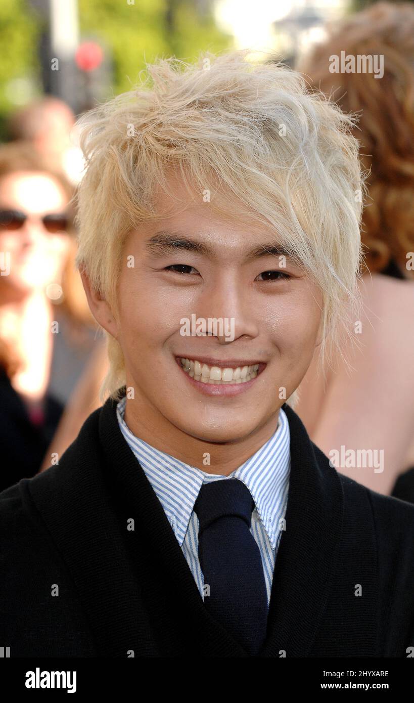Justin Chon at the premiere of 'The Twilight Saga: Eclipse' as part of the Los Angeles Film festival held at Nokia Theater in Los Angeles, USA Stock Photo