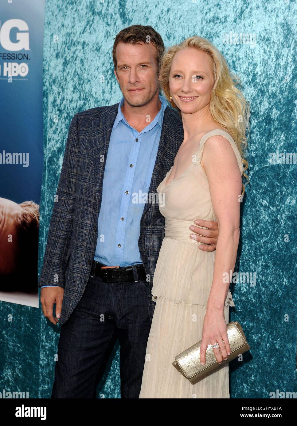 Thomas Jane and Anne Heche at the "Hung" Season 2 Los Angeles Premiere ...