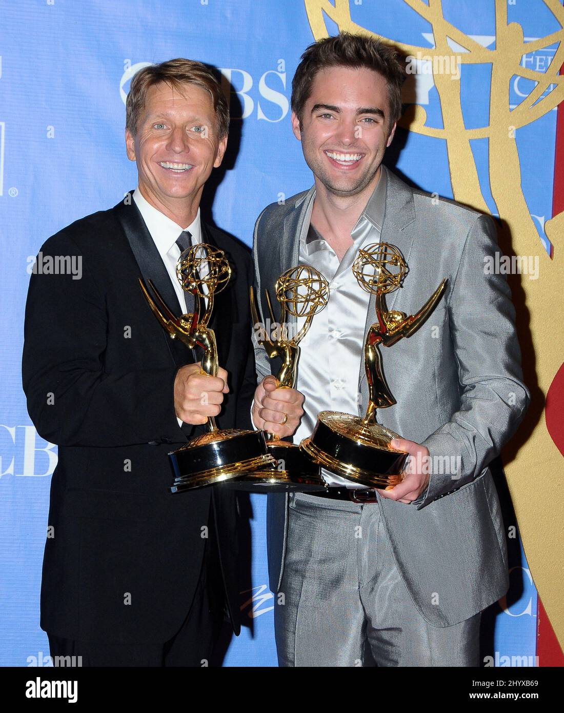 Bradley Bell and Drew Tyler Bell during the 37th Annual Daytime Emmy Awards held at the Las Vegas Hilton in Las Vegas, USA. Stock Photo