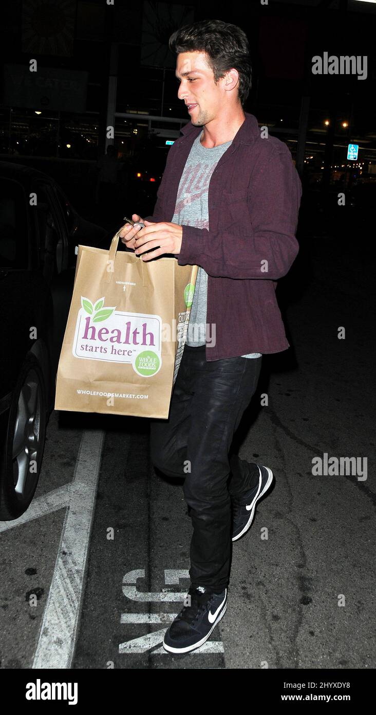 Daren Kagasoff seen shopping at Whole Foods in West Hollywood Stock