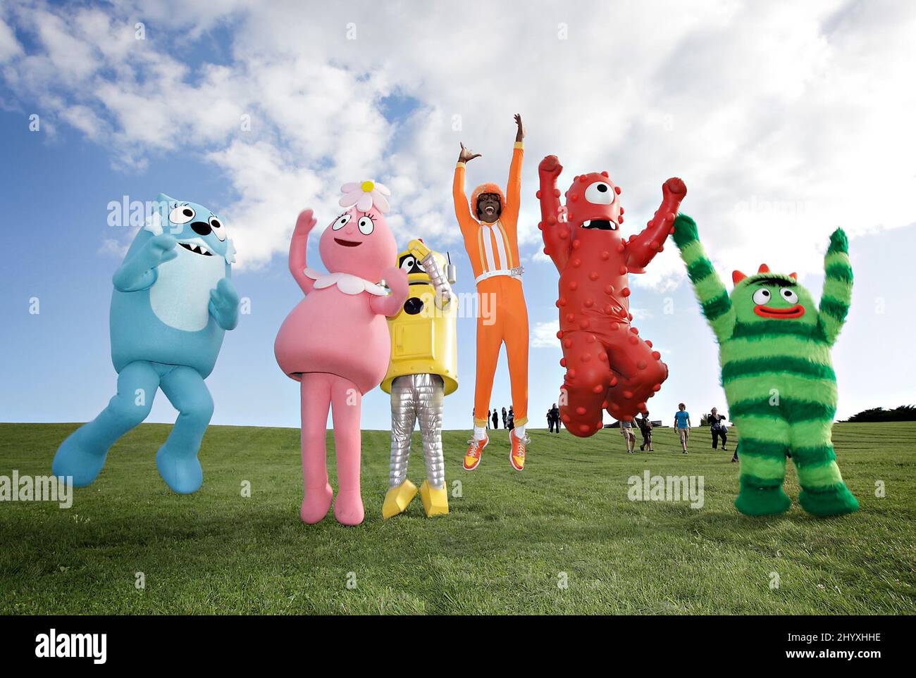 Yo Gabba Gabba Live! kicks off There's a Party In My City! tour at  Woodstock, New York Stock Photo - Alamy