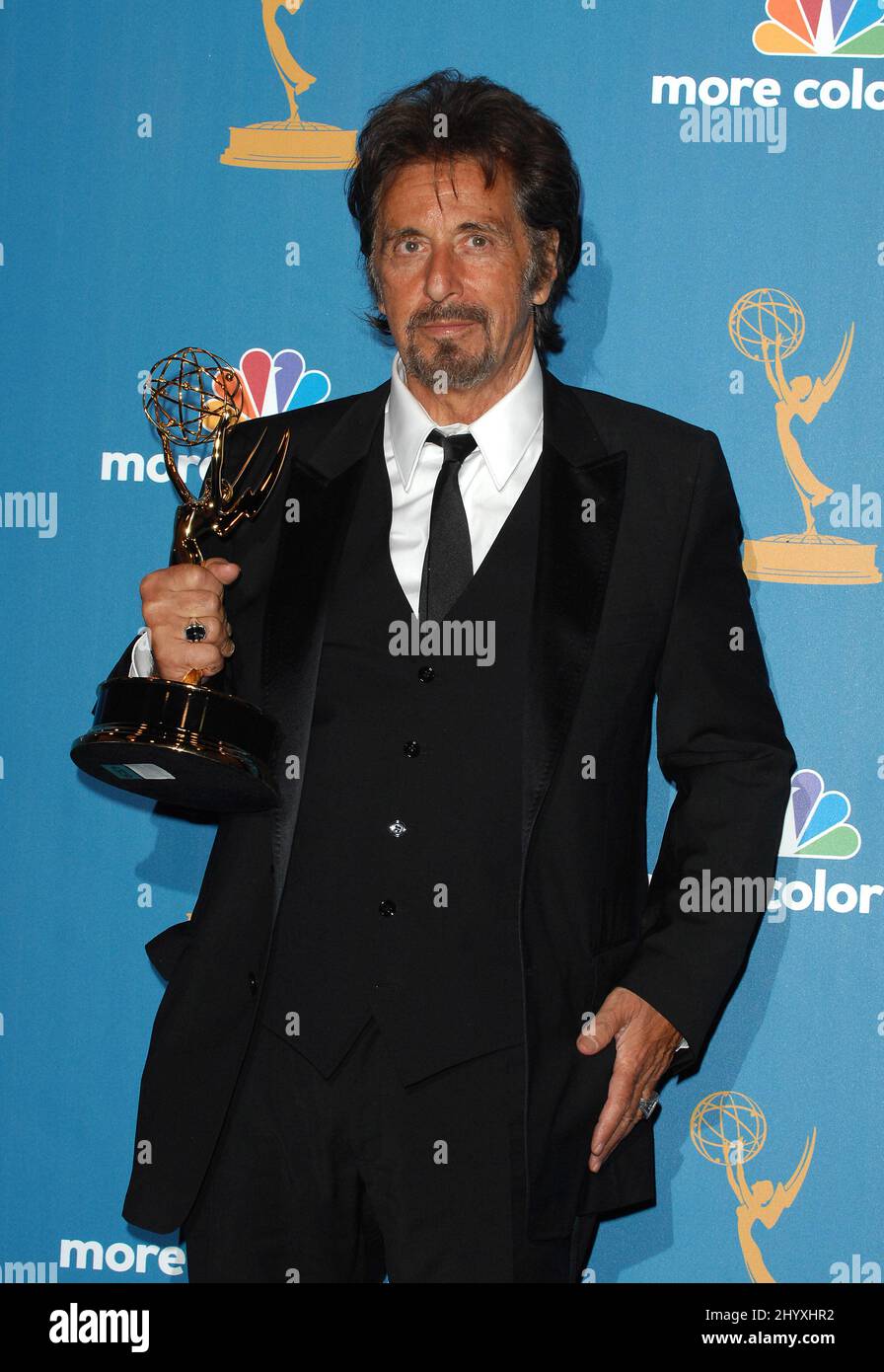 Al Pacino in the press room at the 62nd Annual Primetime Emmy Awards ...