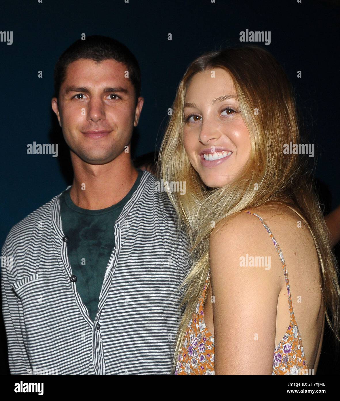 Whitney Port and Ben Nemtin during OK! Magazine's 5th Anniversary  celebration and Kicks Off \, image size:1181x1390