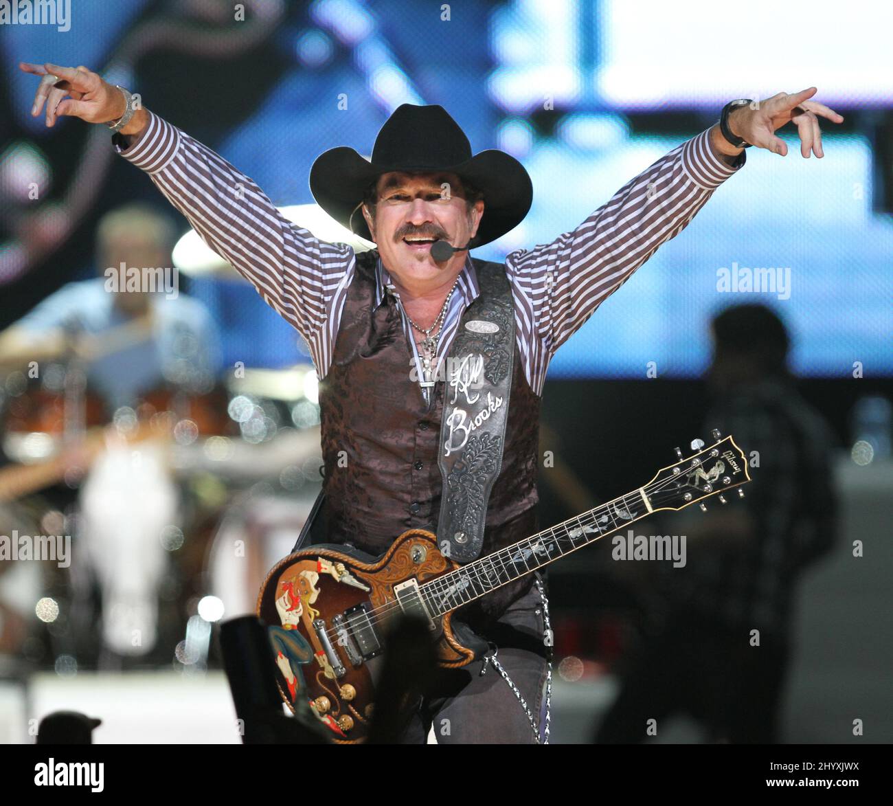 Kix Brooks of Brooks and Dunn's during their final concert held at the Bridgestone Arena