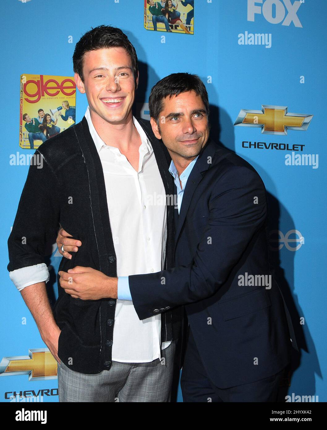 Cory monteith john stamos glee hi-res stock photography and images - Alamy