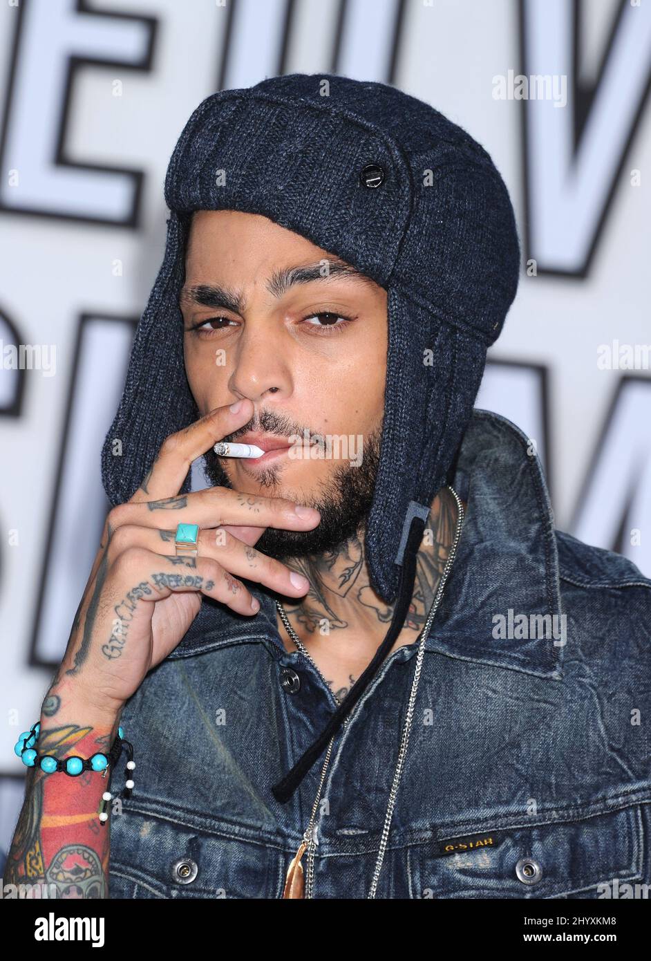 Travie McCoy arrives for the 2010 MTV Video Music Awards held at the
