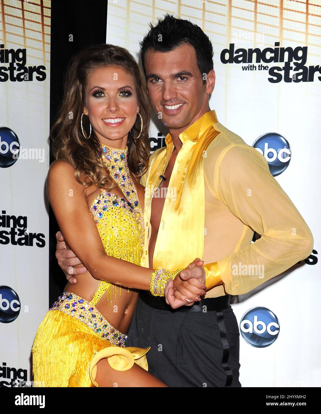 Audrina Patridge and Tony Dovolani at the "Dancing with the Stars
