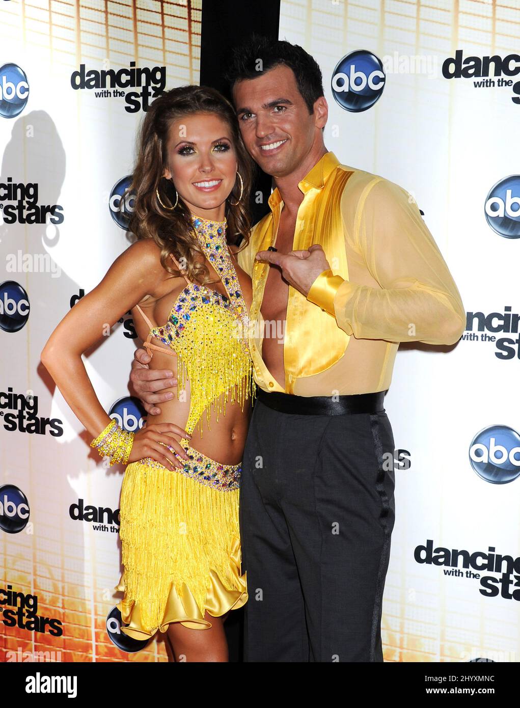 Audrina Patridge and Tony Dovolani at the "Dancing with the Stars