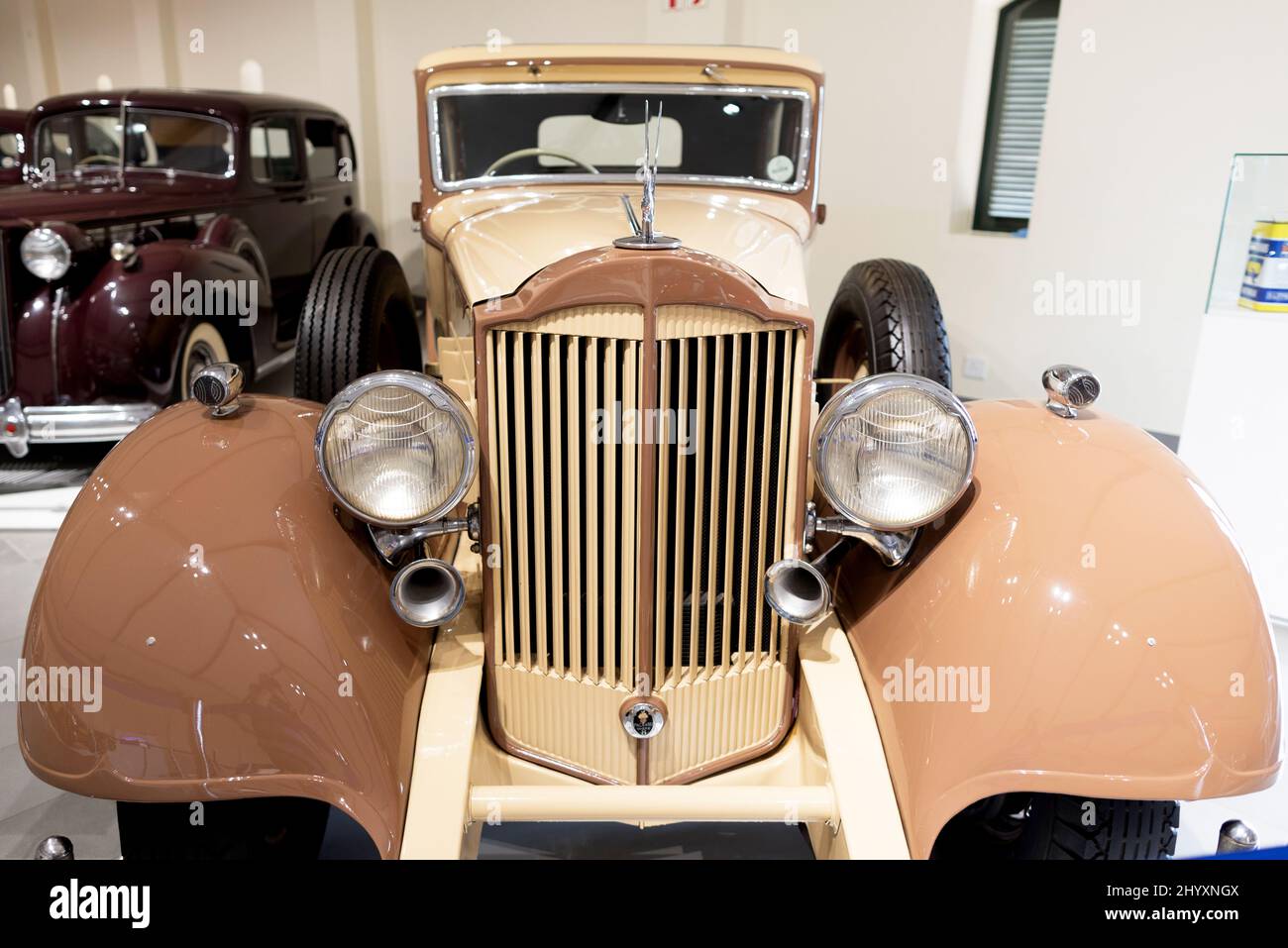 A 1934 Packard Super Eight at The Franschhoek Motor Museum South Africa Stock Photo