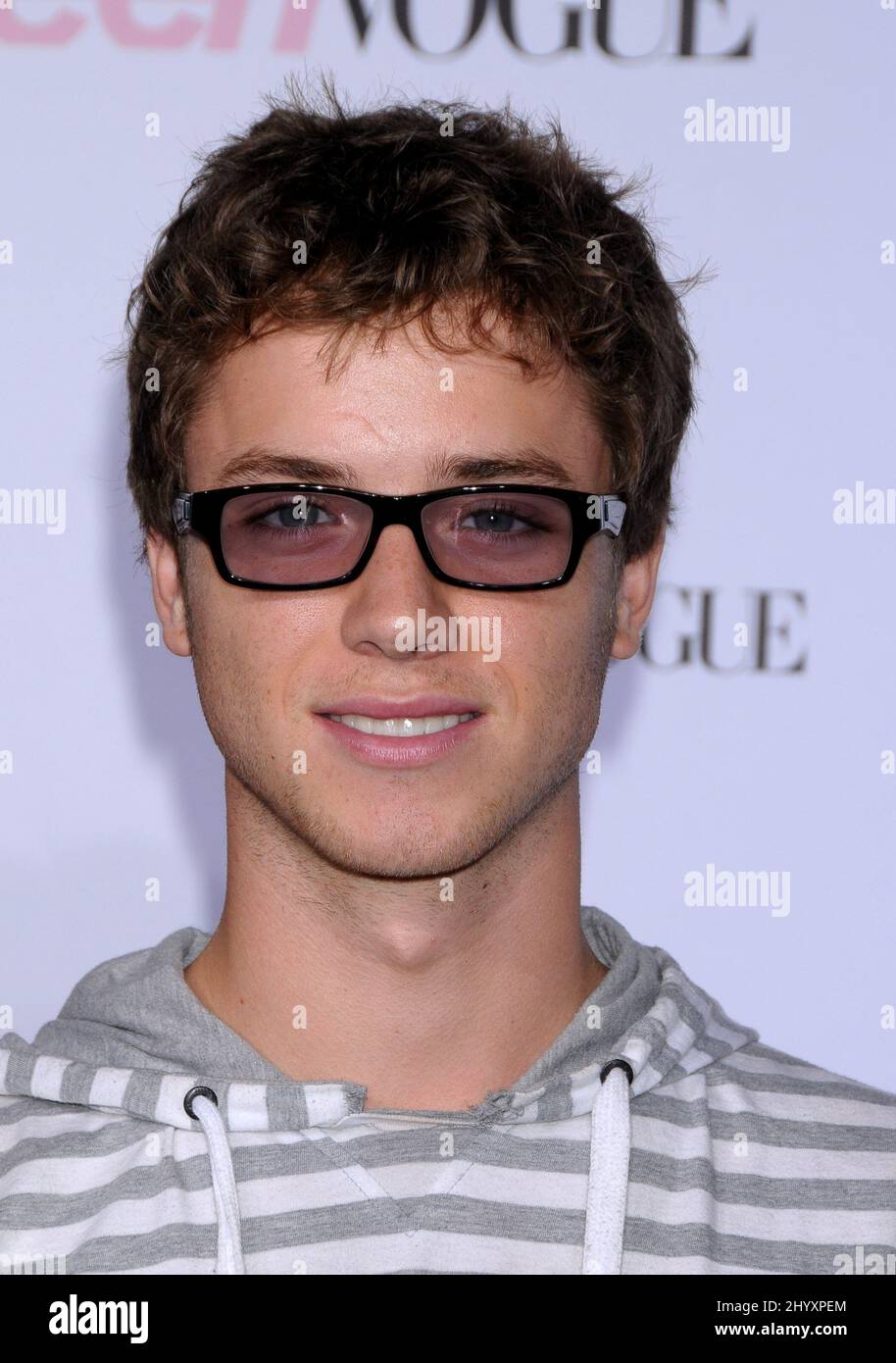Jeremy Sumpter during the '8th Annual Teen Vogue Young Hollywood Party' held at Paramount Studios, Los Angeles Stock Photo