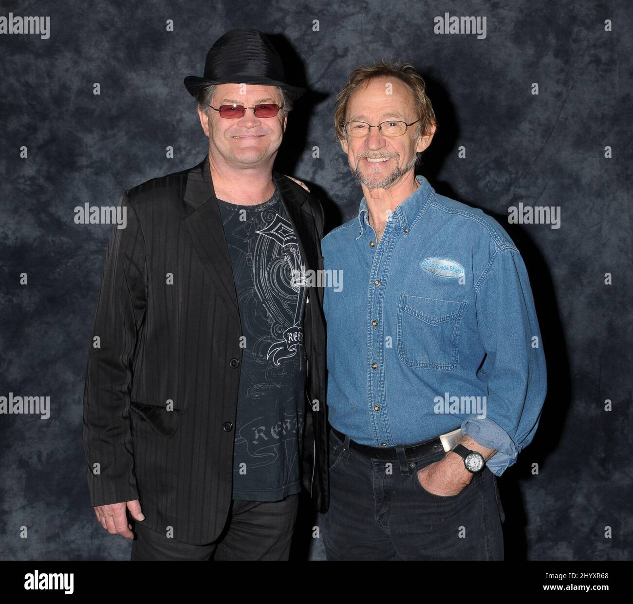 Mickey Dolenz and Peter Tork at the 'The Hollywood Show' Fall 2010 held at the Burbank Airport Marriott Hotel & Convention Center, Burbank, California Stock Photo