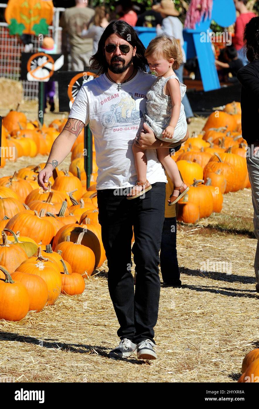 Dave Grohl and daughter Harper Willow Grohl are seen shopping at Mr