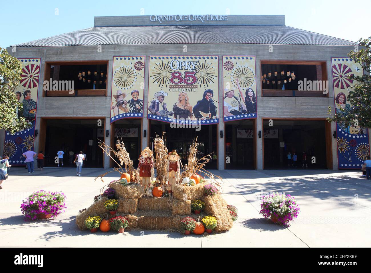 A general view of the exterior of the Grand Ole Opry House in Nashville in Texas, USA. Stock Photo