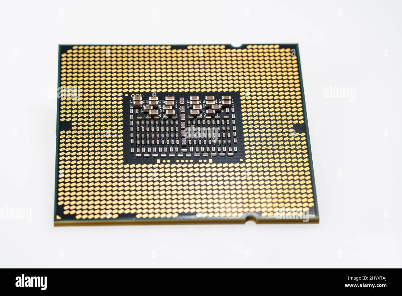 Central Prozessor Unit Close Up Stock Photo